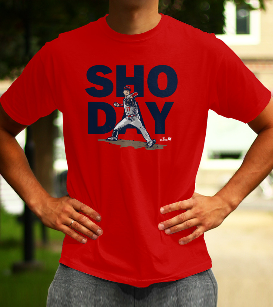 SHO DAY MLB Players Pitching Number 17 T-Shirt