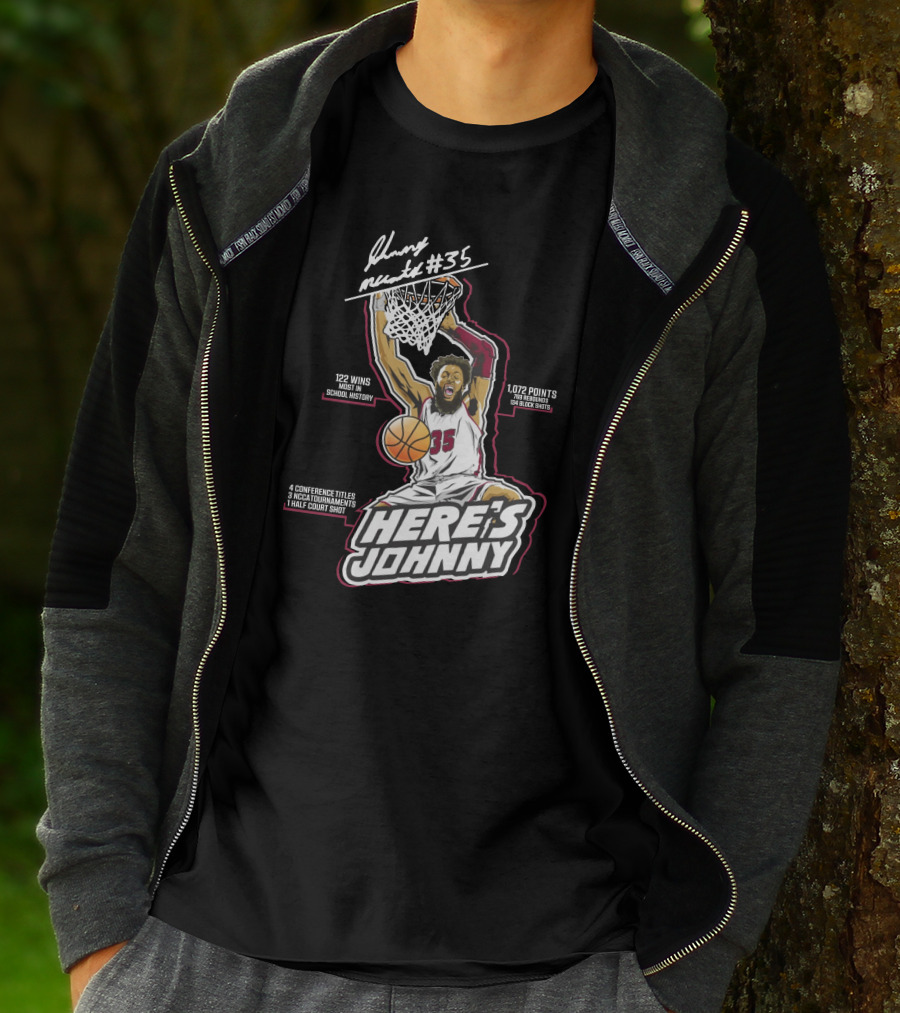 Johnny McCants Here’s Johnny 122 Wins Most In School History 1,072 Points 134 Blocks 4 Conference Titles 3 NCAA Tournaments 1 Half Court Shot T-Shirt