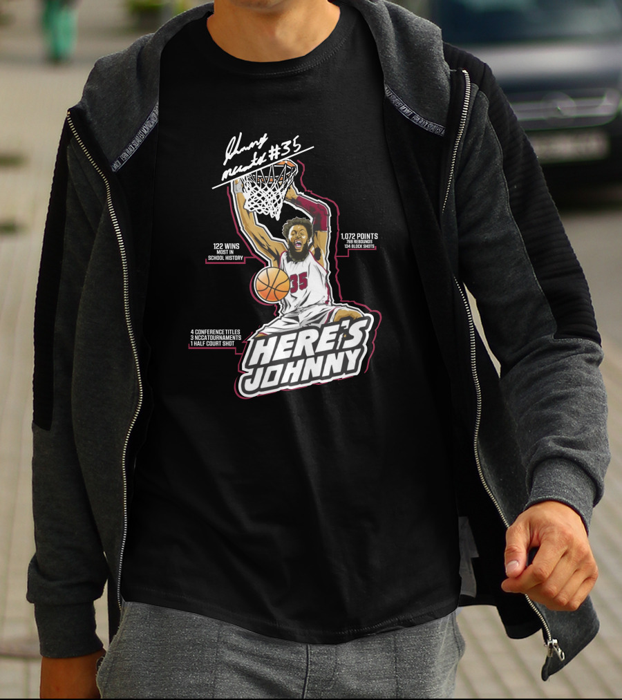 Johnny McCants Here’s Johnny 122 Wins Most In School History 1,072 Points 134 Blocks 4 Conference Titles 3 NCAA Tournaments 1 Half Court Shot T-Shirt