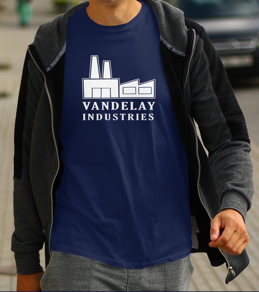 Seinfeldism Vandelay Industries Iconic Factory Logo Mashup The Vandelay T-Shirt