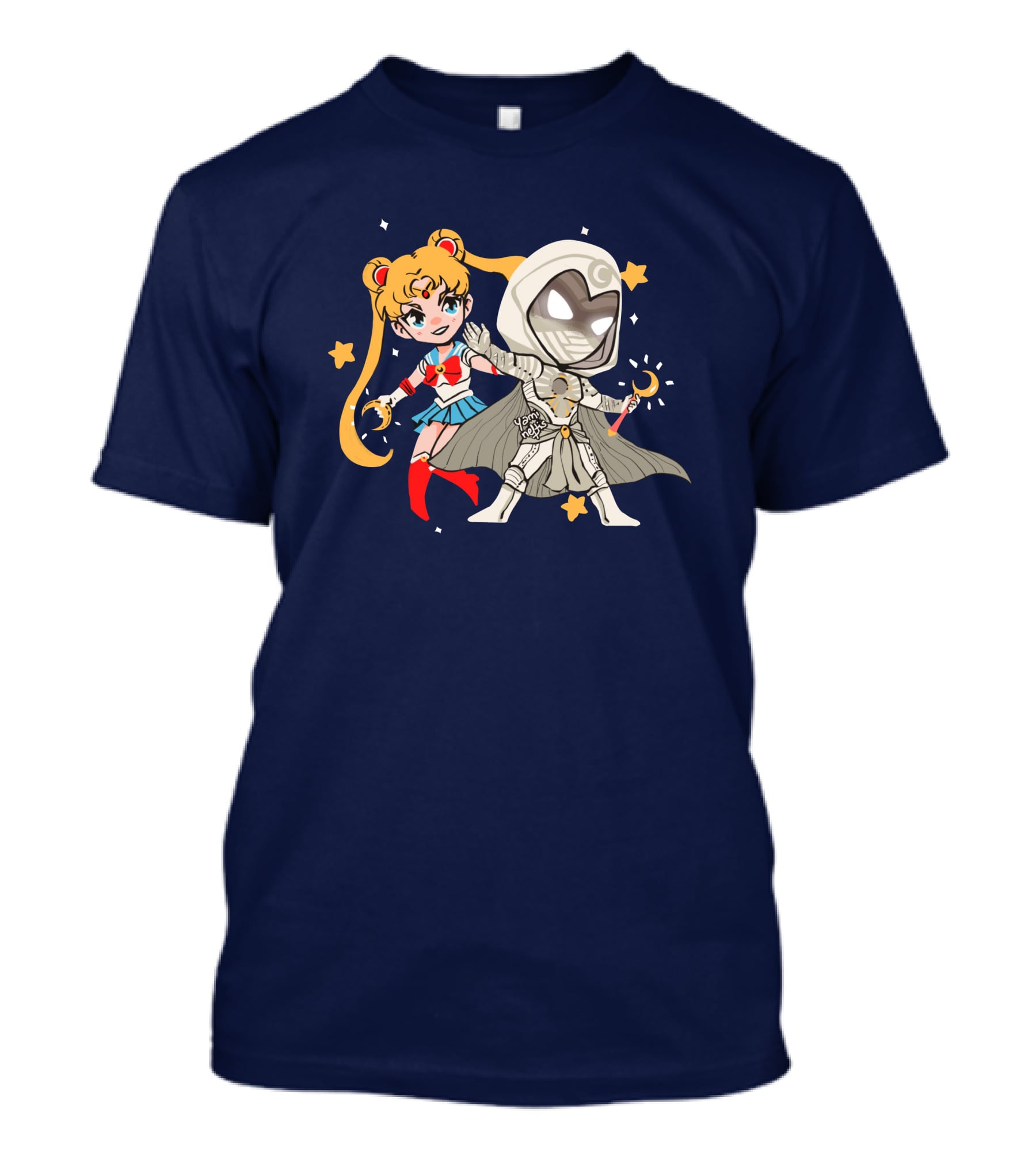 Gabi Sailor Moon Knight Yamineftis Crossover Fusion T-Shirt