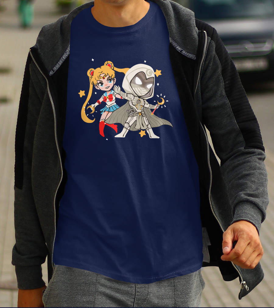 Gabi Sailor Moon Knight Yamineftis Crossover Fusion T-Shirt