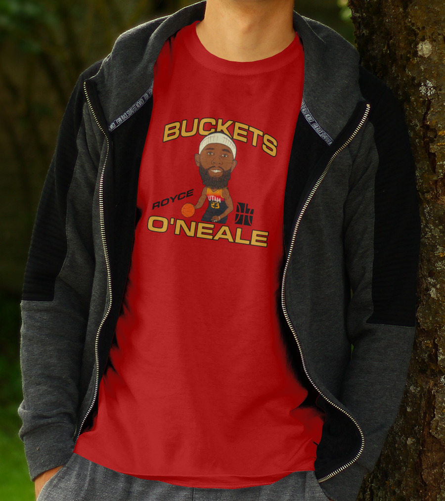 Jazzteam Royce O'Neale Buckets Utah Basketball T-Shirt