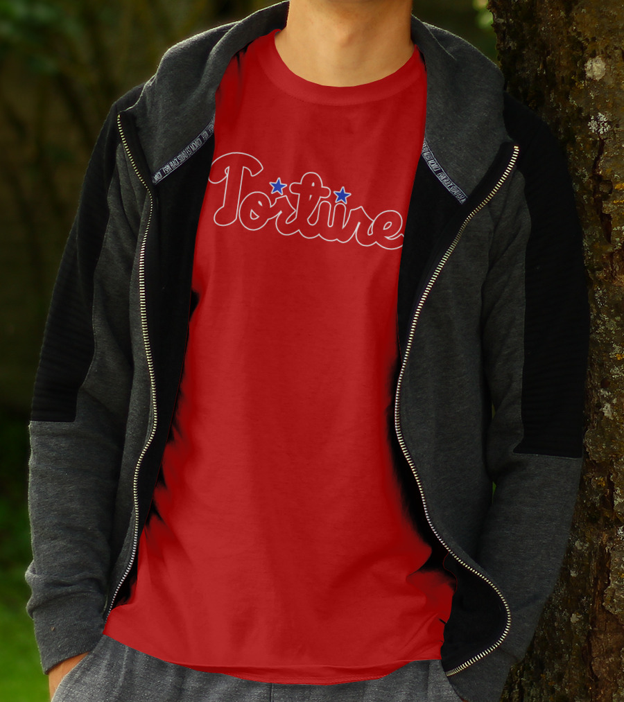 Torture Phillies Iconic Style Star T-Shirt