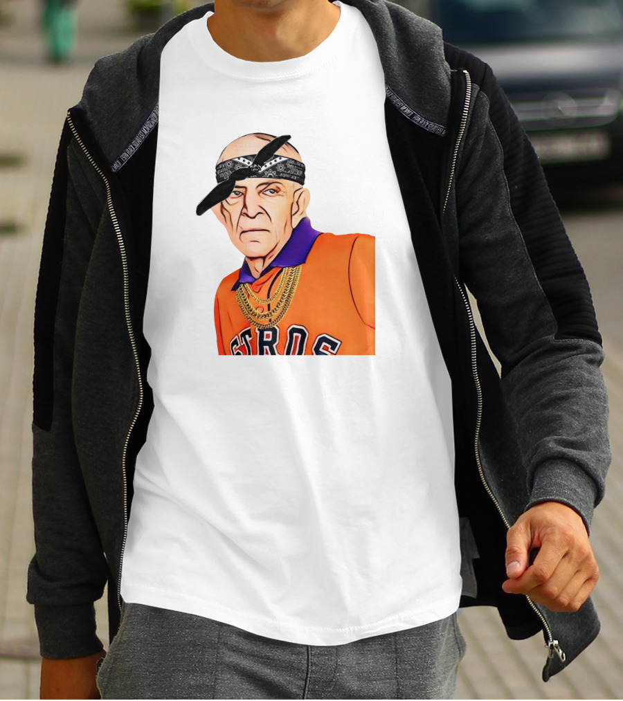 Mattress Mack Astros Bandana Chains T-Shirt