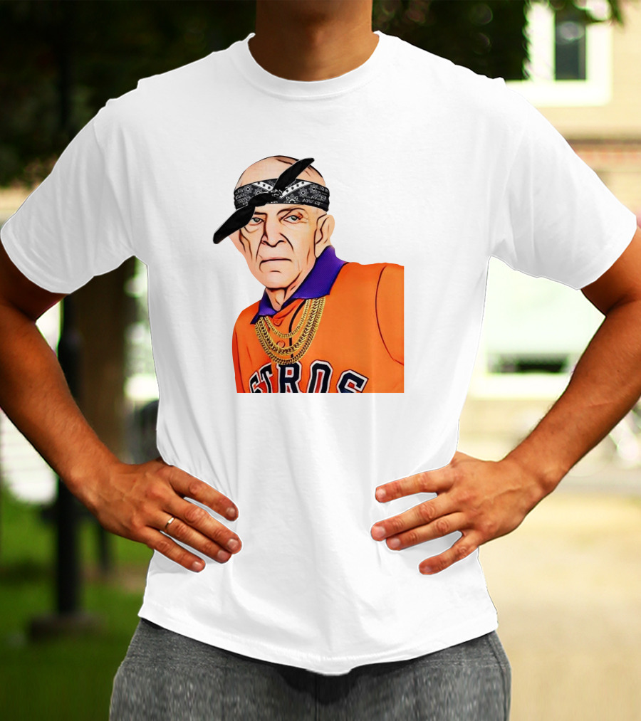 Mattress Mack Astros Bandana Chains T-Shirt