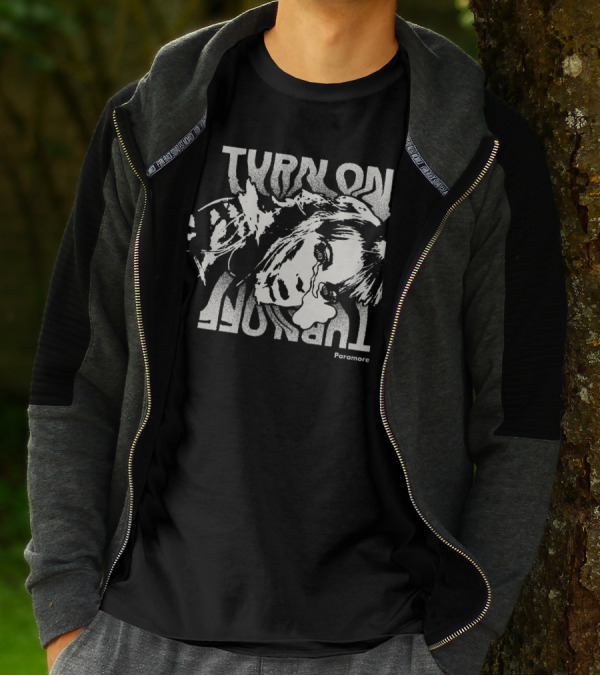 Paramore Turn On Turn Off Distressed Crying T-Shirt