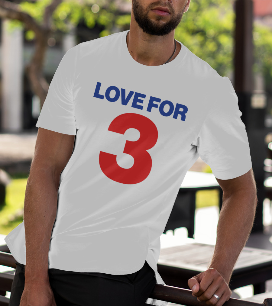 Sabres Love For 3 T-Shirt