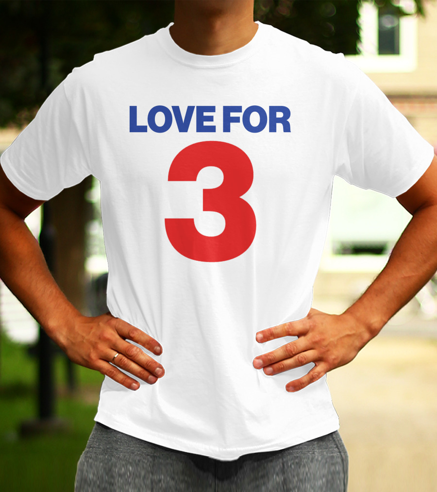 Sabres Love For 3 T-Shirt