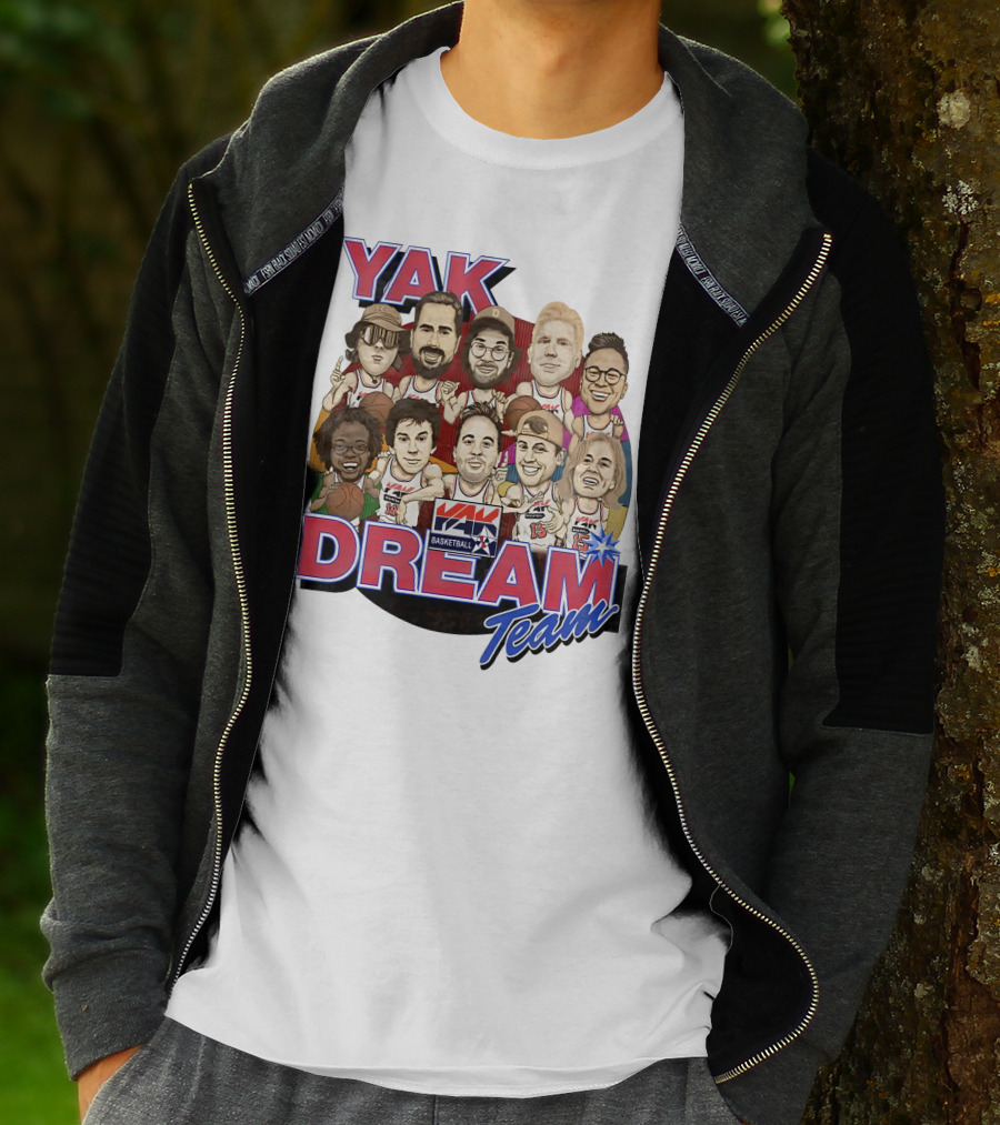 Yak Dream Team Basketball Van Fan T-Shirt