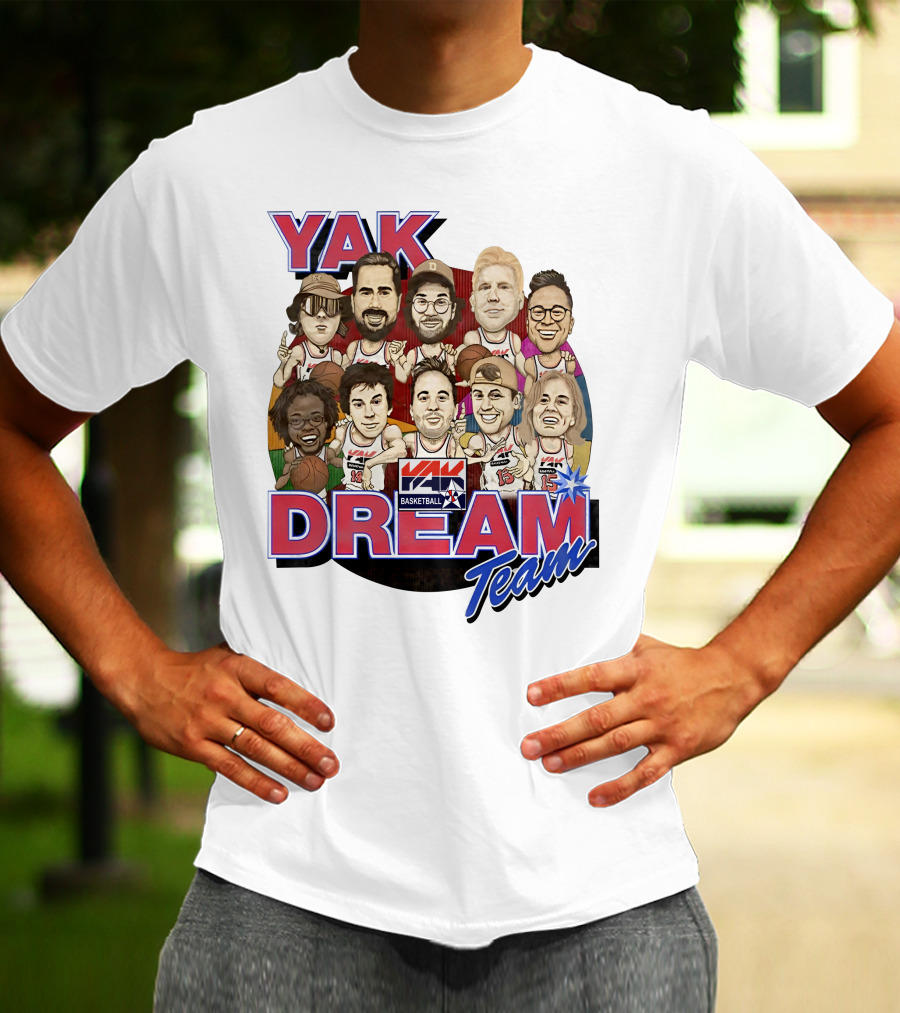 Yak Dream Team Basketball Van Fan T-Shirt