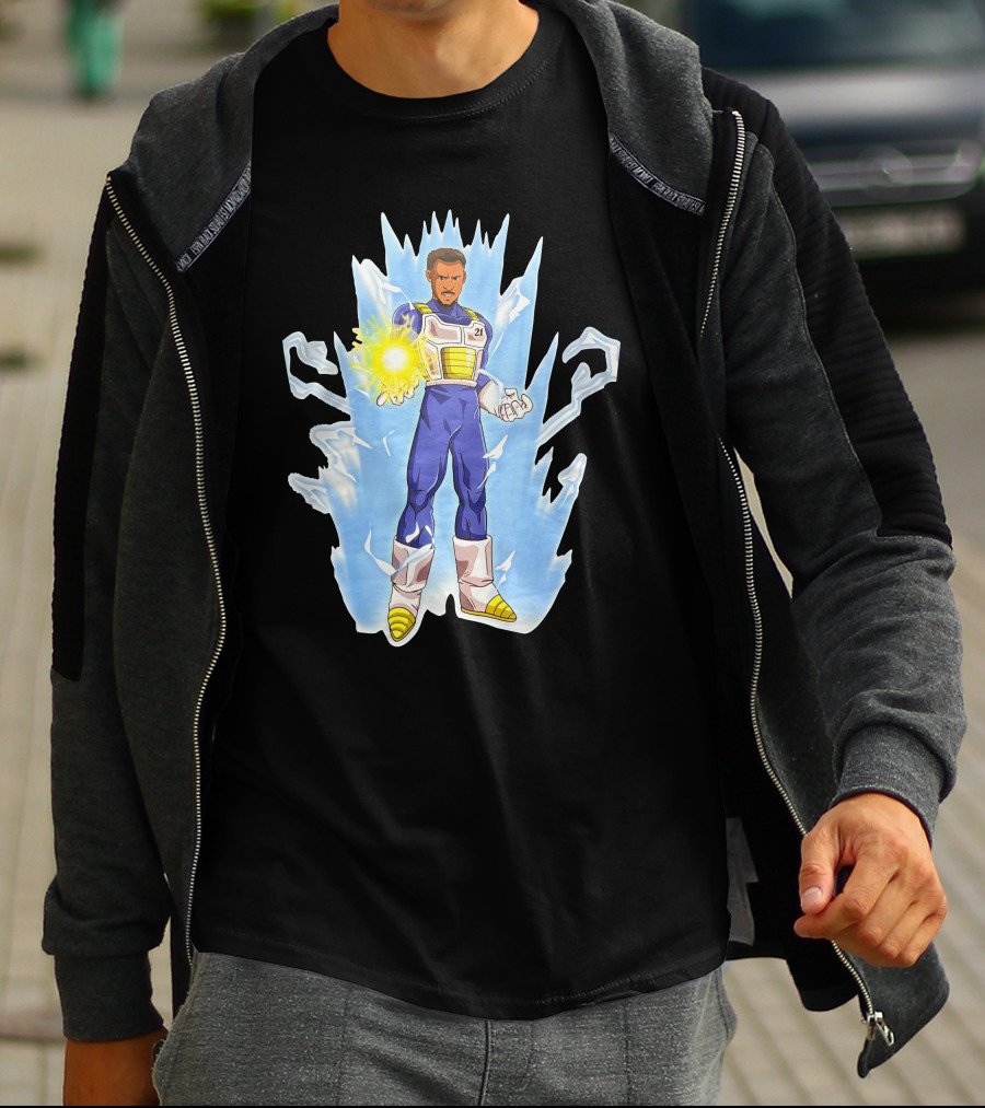 Daniel Gafford Dragon Ball Z Saiyan Warrior Energy Burst T-Shirt