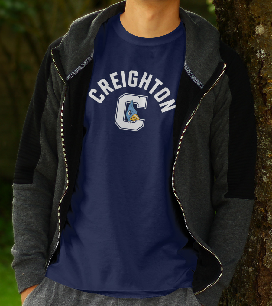 Creighton Bluejays Vintage Logo Classic C Emblem T-Shirt