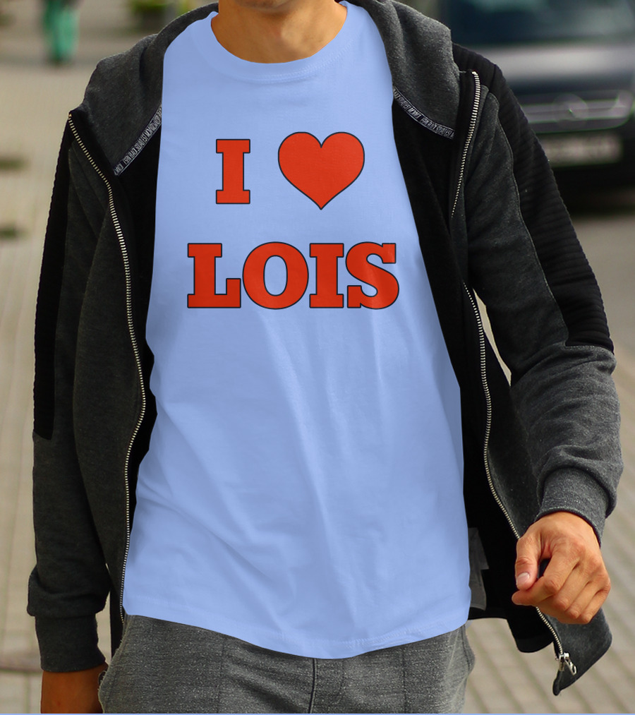 Peter Griffin I Love Lois Heart T-Shirt