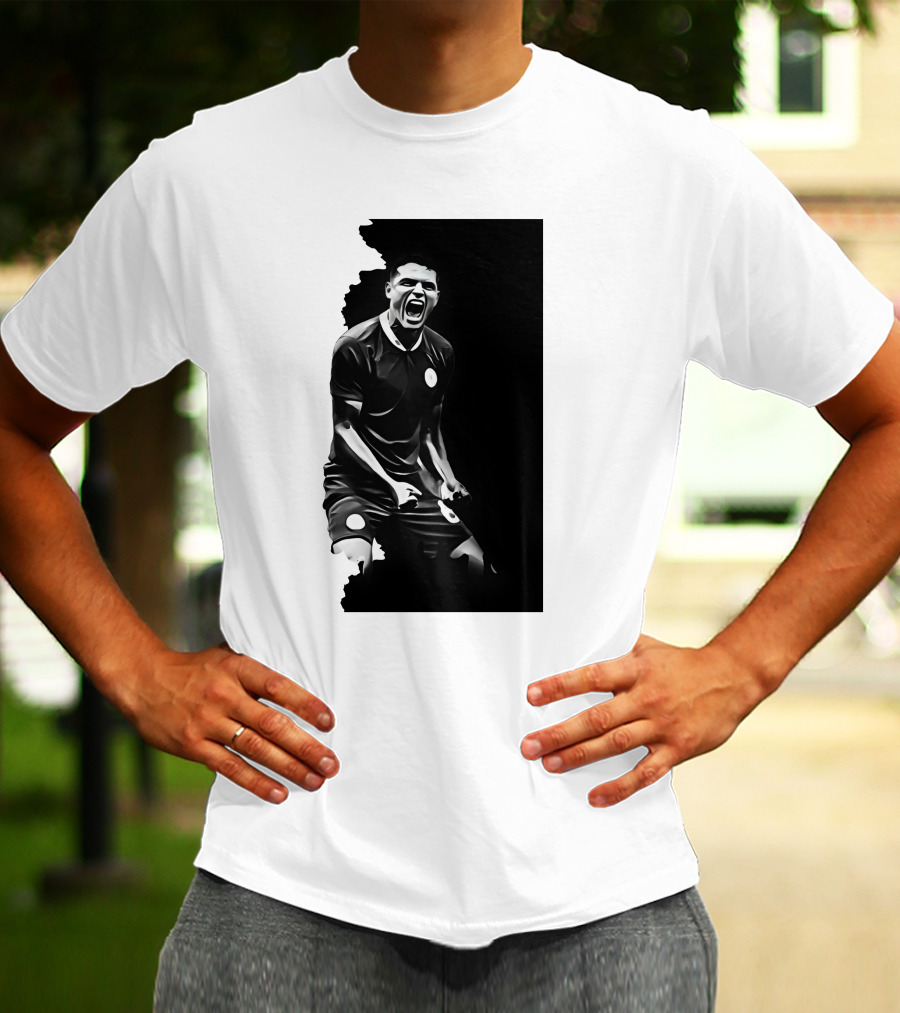 O Monstro Soccer Celebration Iconic Athlete Performance T-Shirt