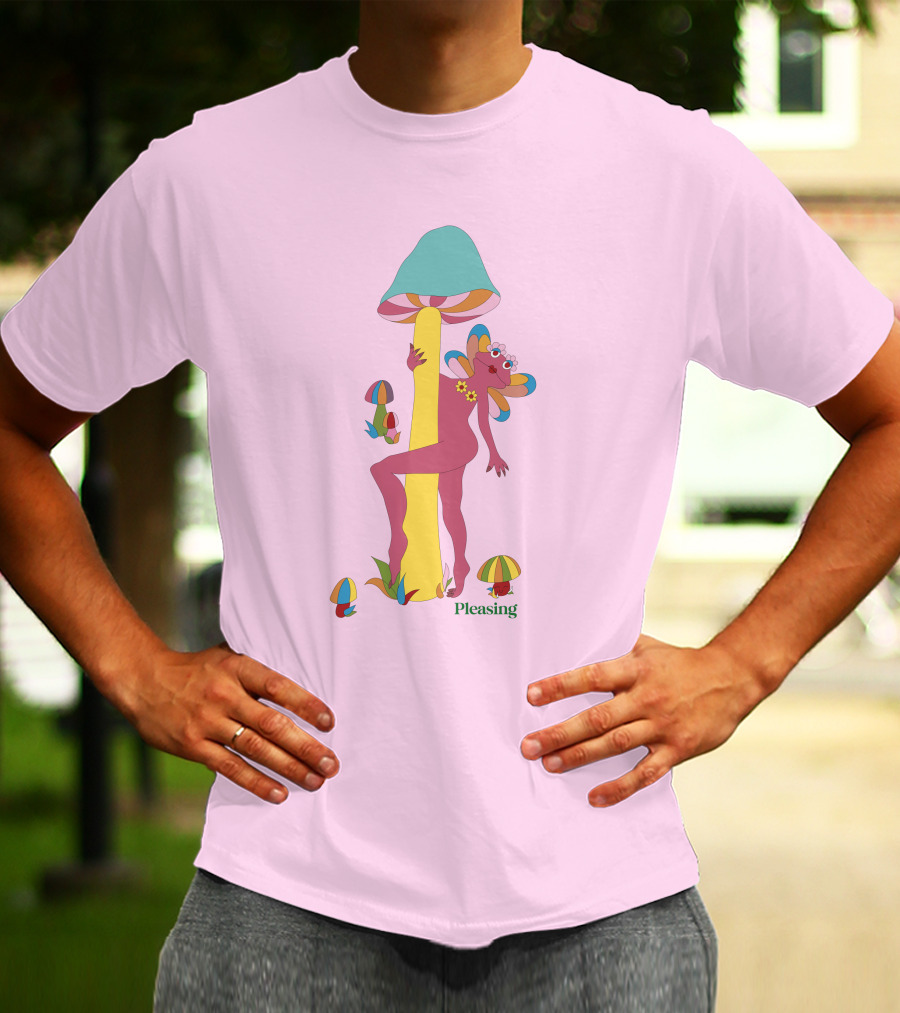 Pleasing Shroom Bloom Fairy With Mushrooms T-Shirt