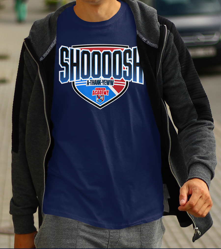 Alpha Academy Shoooosh A Thank Yeww Shield T-Shirt