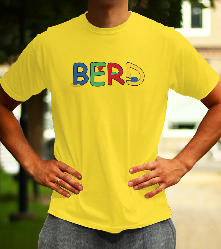 BERD Colorful Text With Mice Accents T-Shirt