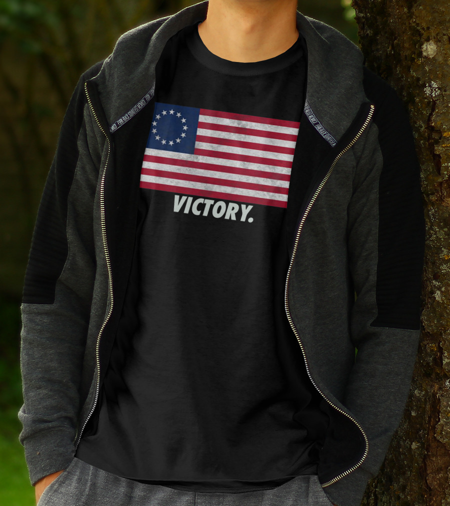 Betsy Ross Flag Victory T-Shirt