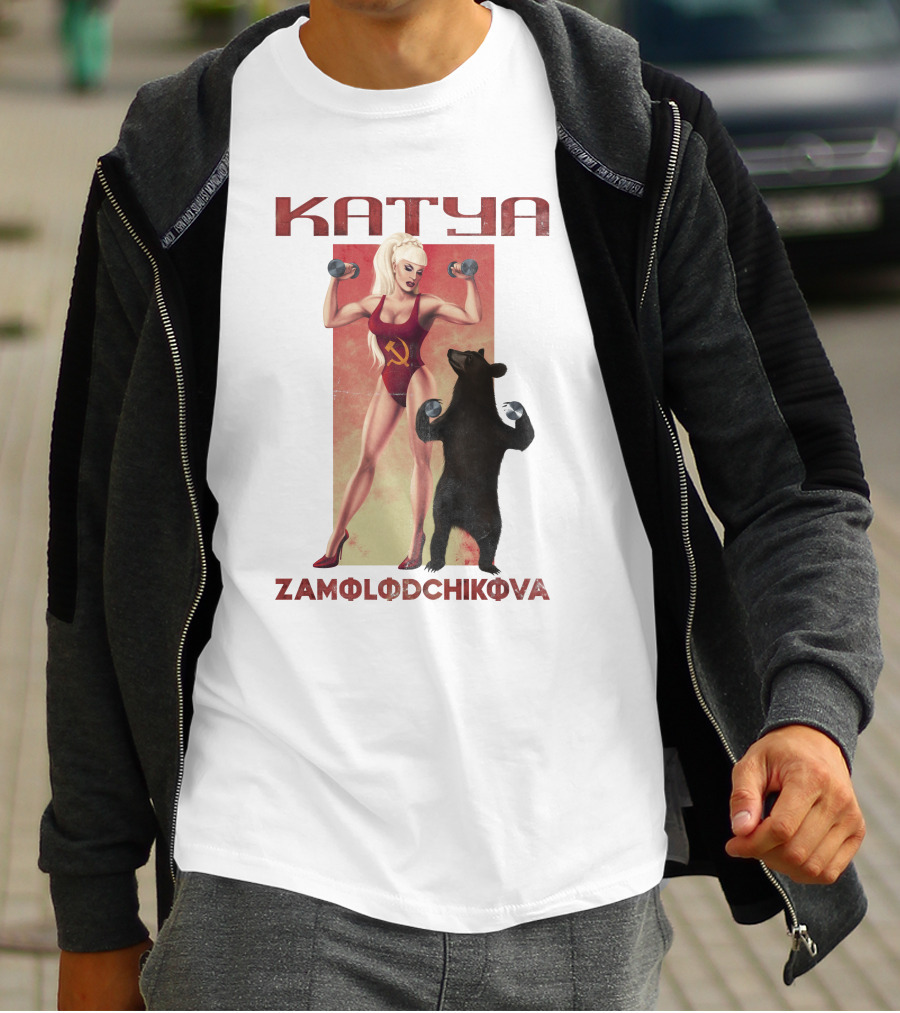 Katya Zamolodchikova Fitness Soviet Bear T-Shirt