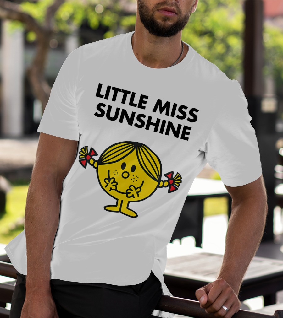 LITTLE MISS SUNSHINE CHARACTER POSES WITH PIGTAILS AND SMILE T-Shirt