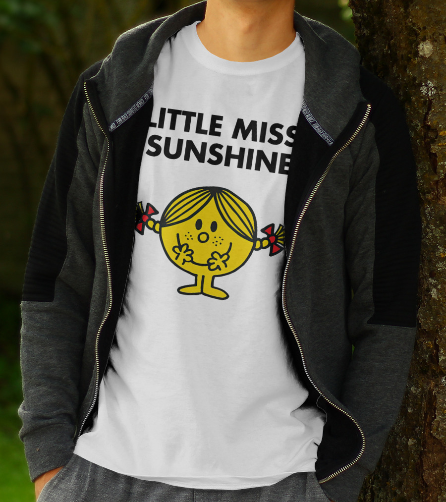 LITTLE MISS SUNSHINE CHARACTER POSES WITH PIGTAILS AND SMILE T-Shirt