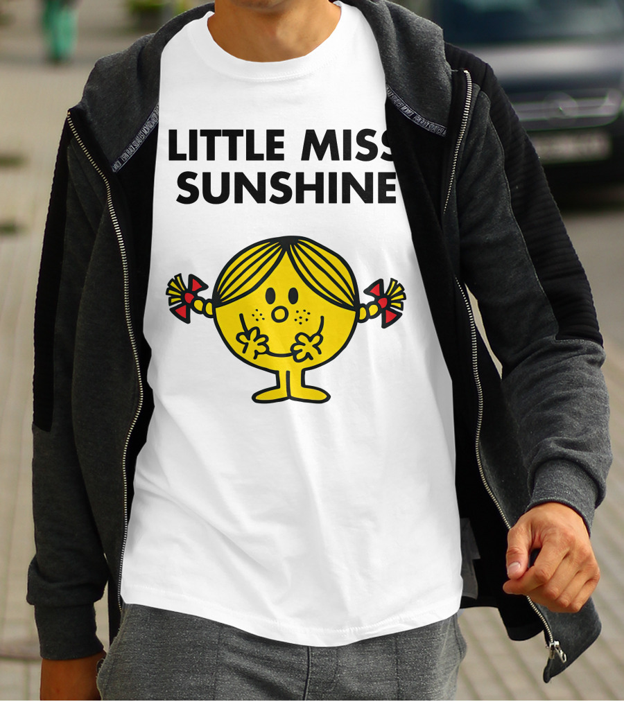 LITTLE MISS SUNSHINE CHARACTER POSES WITH PIGTAILS AND SMILE T-Shirt