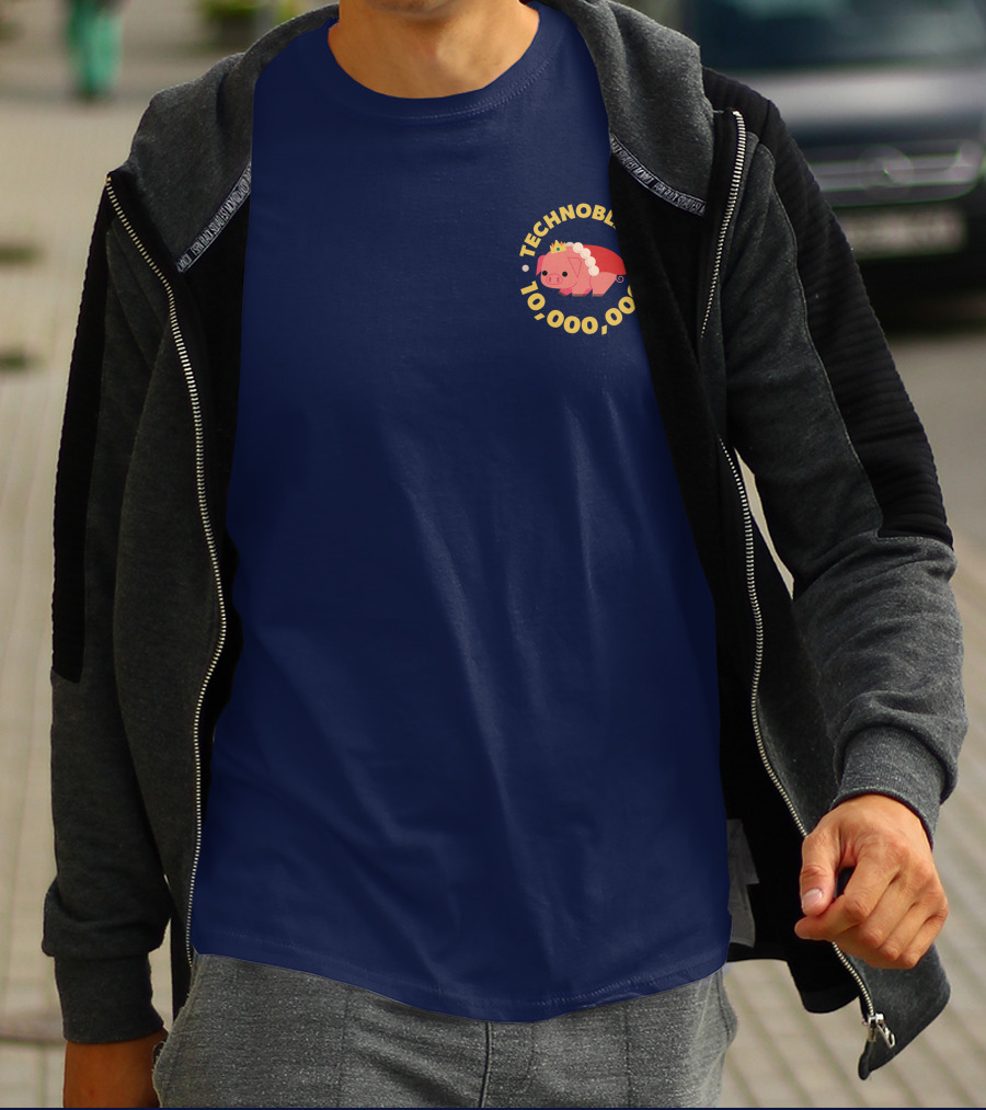 Technoblade 10,000,000 Pig Crown T-Shirt