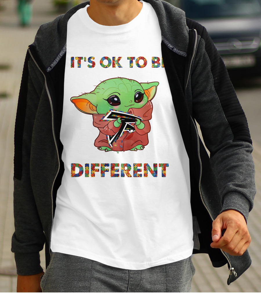 It's Ok To Be Different Atlanta Falcons T-Shirt