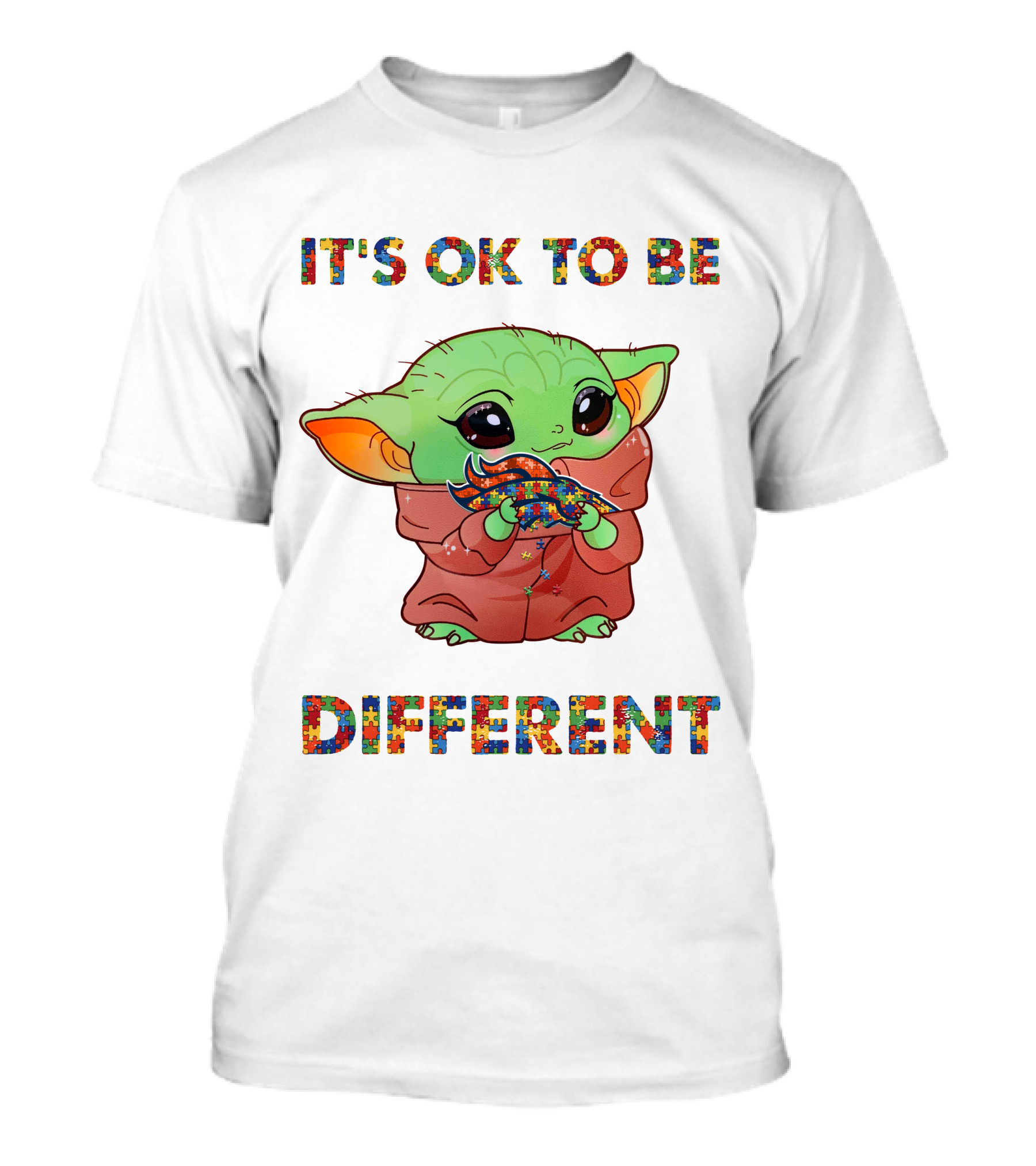 It's Ok To Be Different Denver Broncos Baby Alien T-Shirt