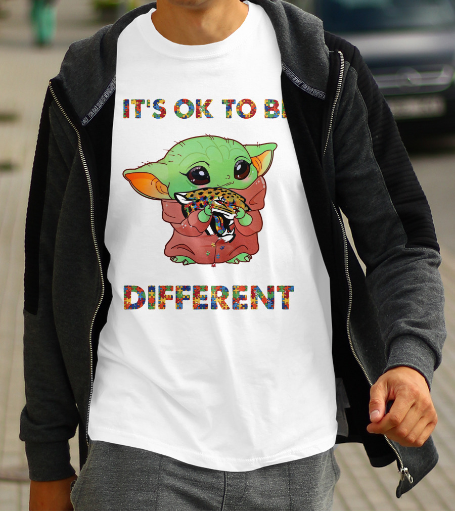It's Ok To Be Different Jacksonville Jaguars T-Shirt