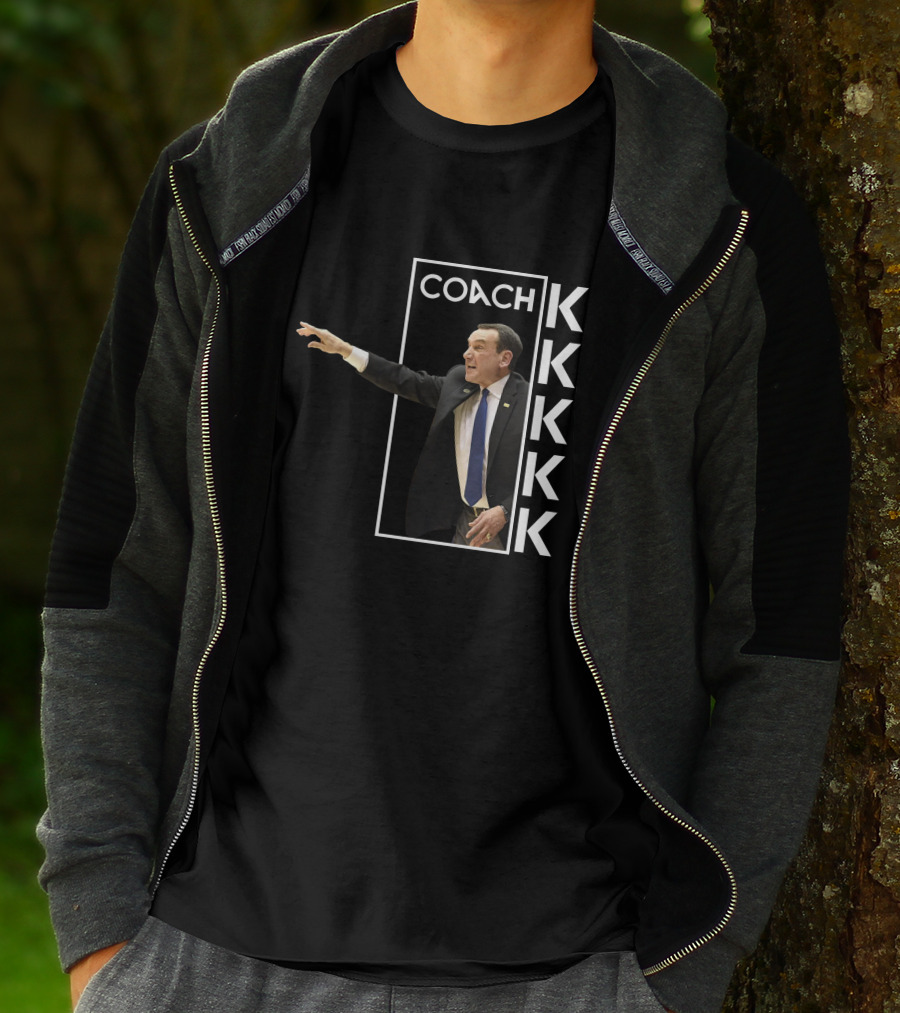 COACH K Duke Basketball Legend T-Shirt