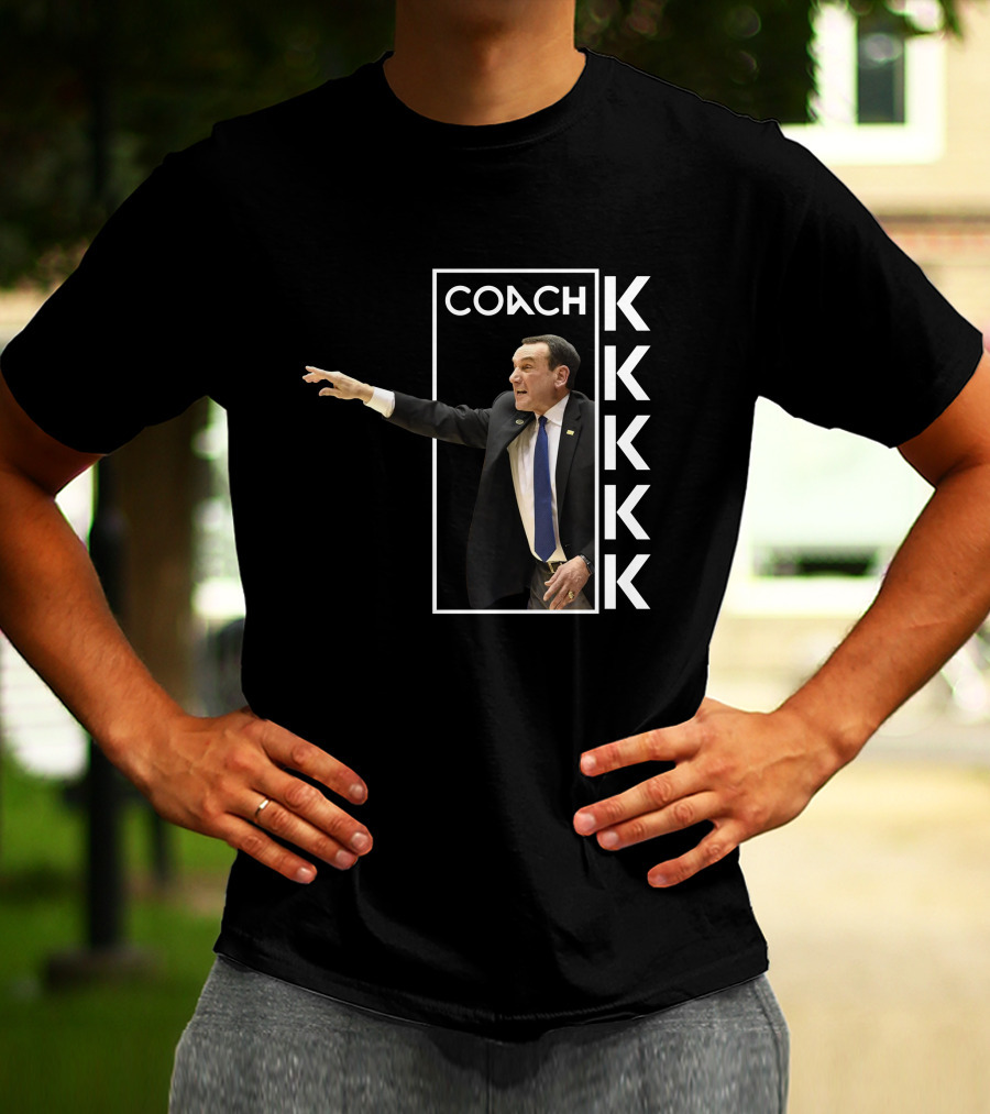 COACH K Duke Basketball Legend T-Shirt