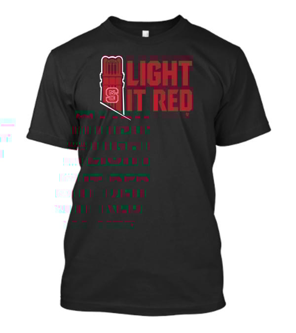 Light It Red NC State Inside Pack Sports Tower T-Shirt