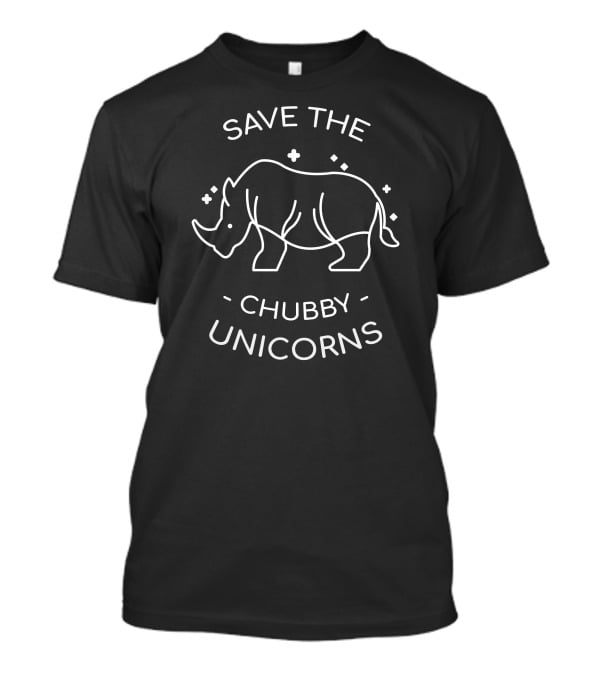 Save The Chubby Unicorns Vegan Outfitters Merch T-Shirt