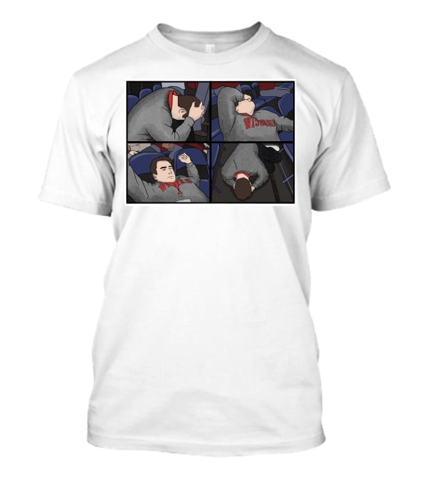 Pardon My Meltdown Wisconsin Fans Comic Panel T-Shirt