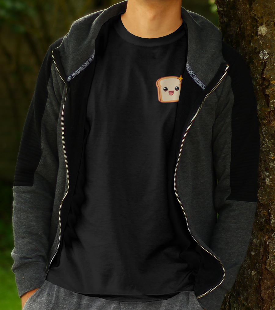 SP33DY X SIDEARMS FRIENDSHIP BREAD LIMITED TIME Toast Emoji T-Shirt