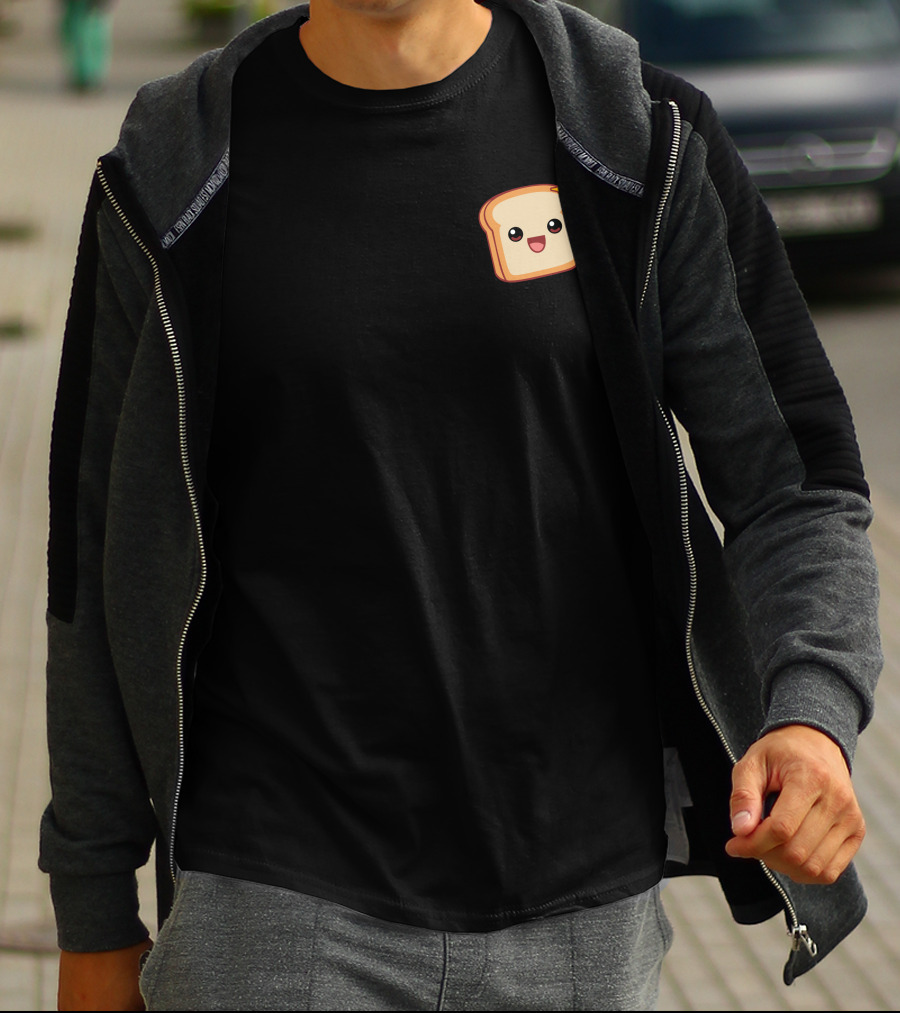 SP33DY X SIDEARMS FRIENDSHIP BREAD LIMITED TIME Toast Emoji T-Shirt