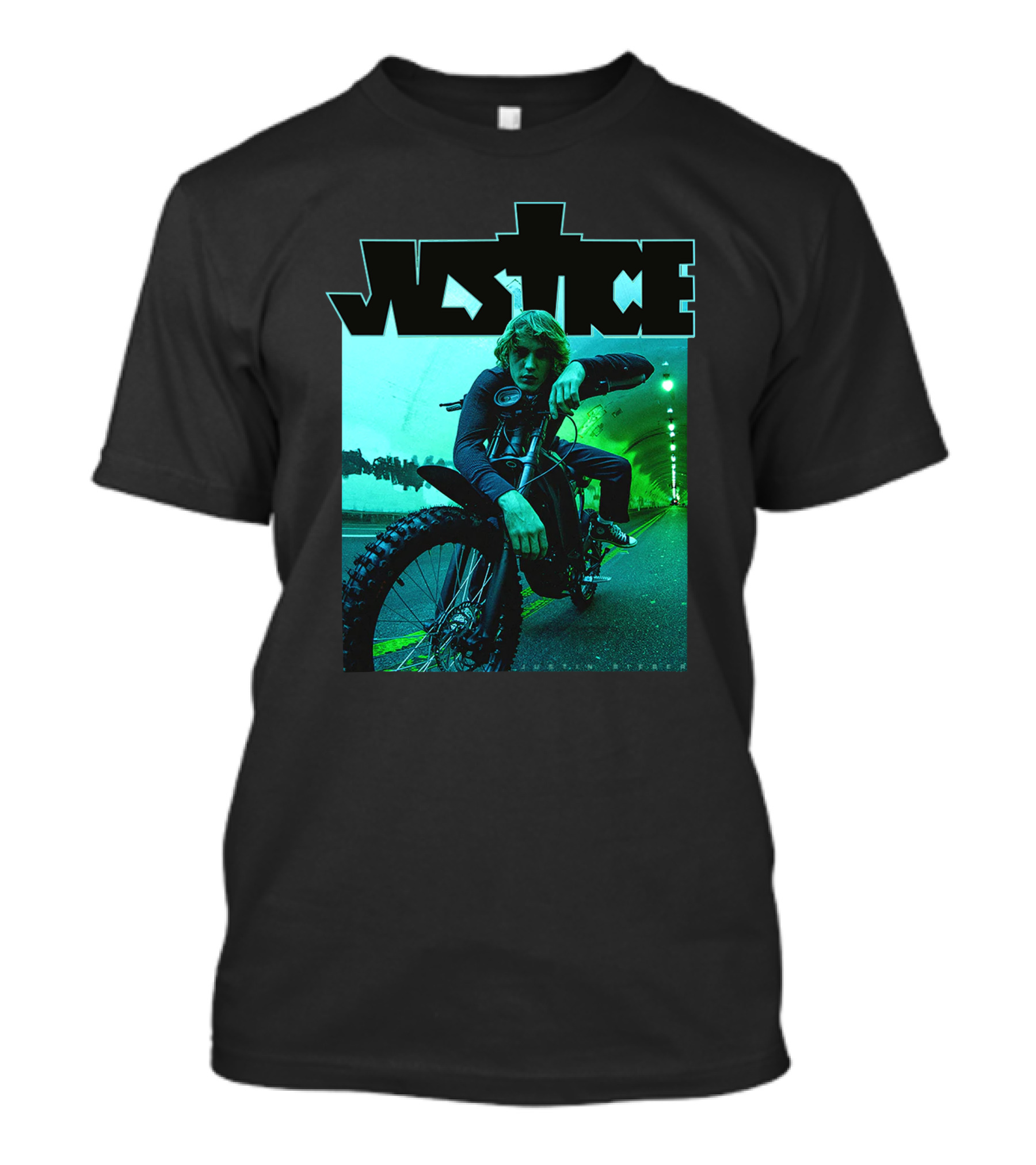 Justice Dirt Bike Photo Merch Justin Bieber T-Shirt