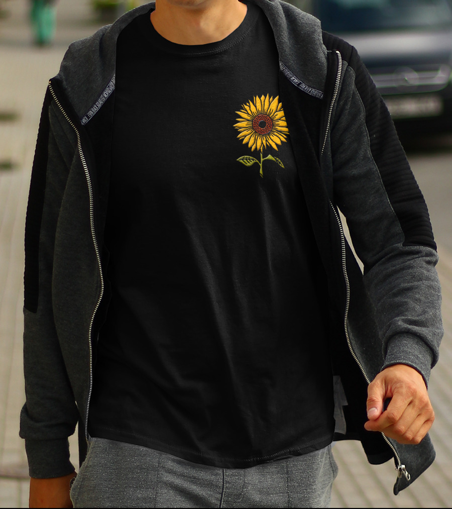 Acacia Strain Sunflower Design Merch T-Shirt