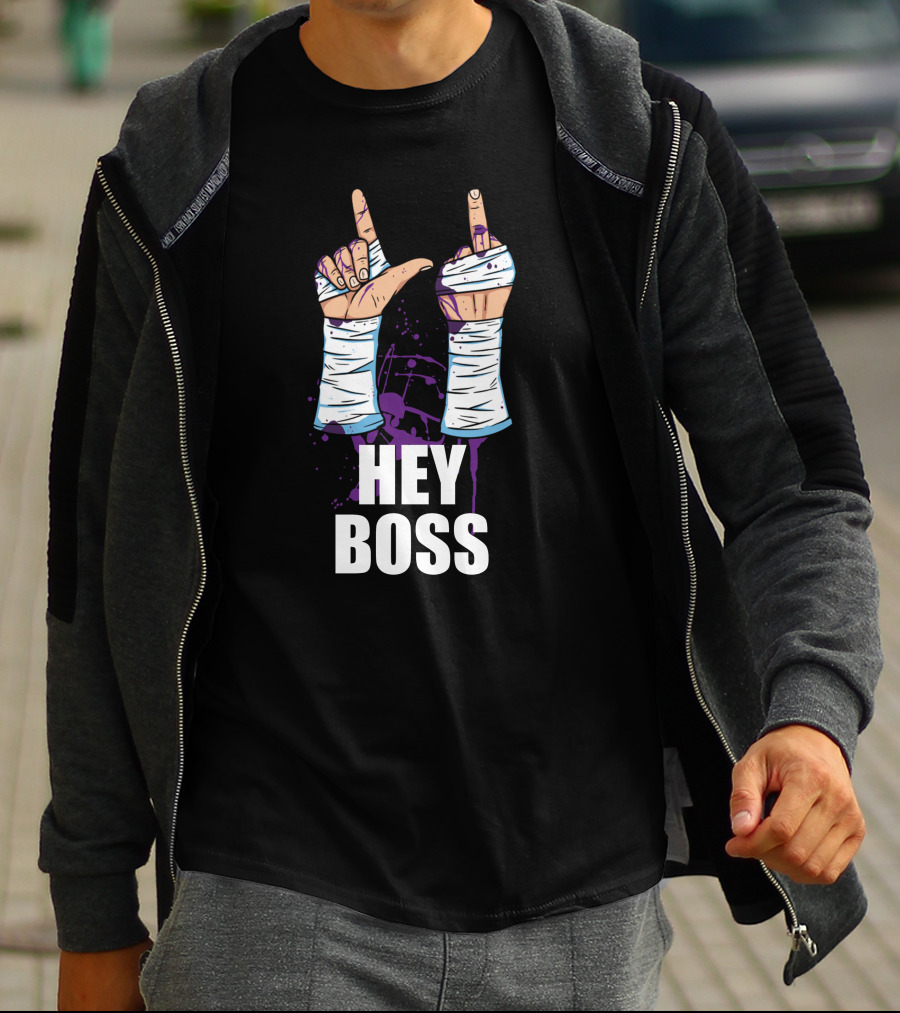 Hey Boss Matt Cardona Wrestling Hand Gesture T-Shirt