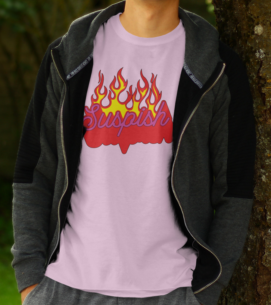 Bailey Sarian Suspish Flame Light Pink T-Shirt