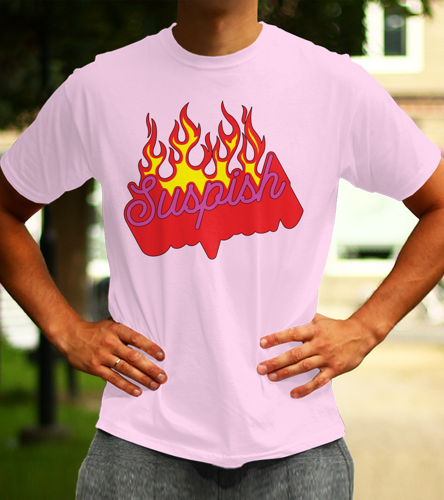 Bailey Sarian Suspish Flame Light Pink T-Shirt