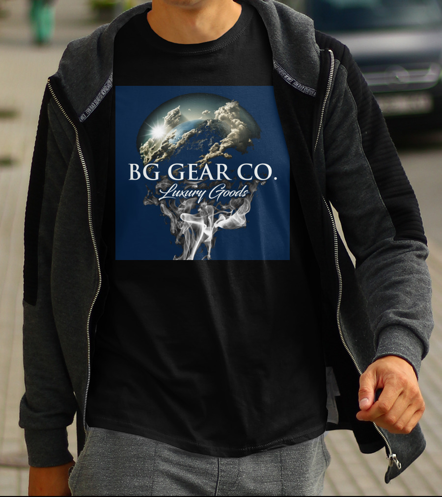 BG Gear Co. Luxury Goods Earth And Smoky Clouds T-Shirt