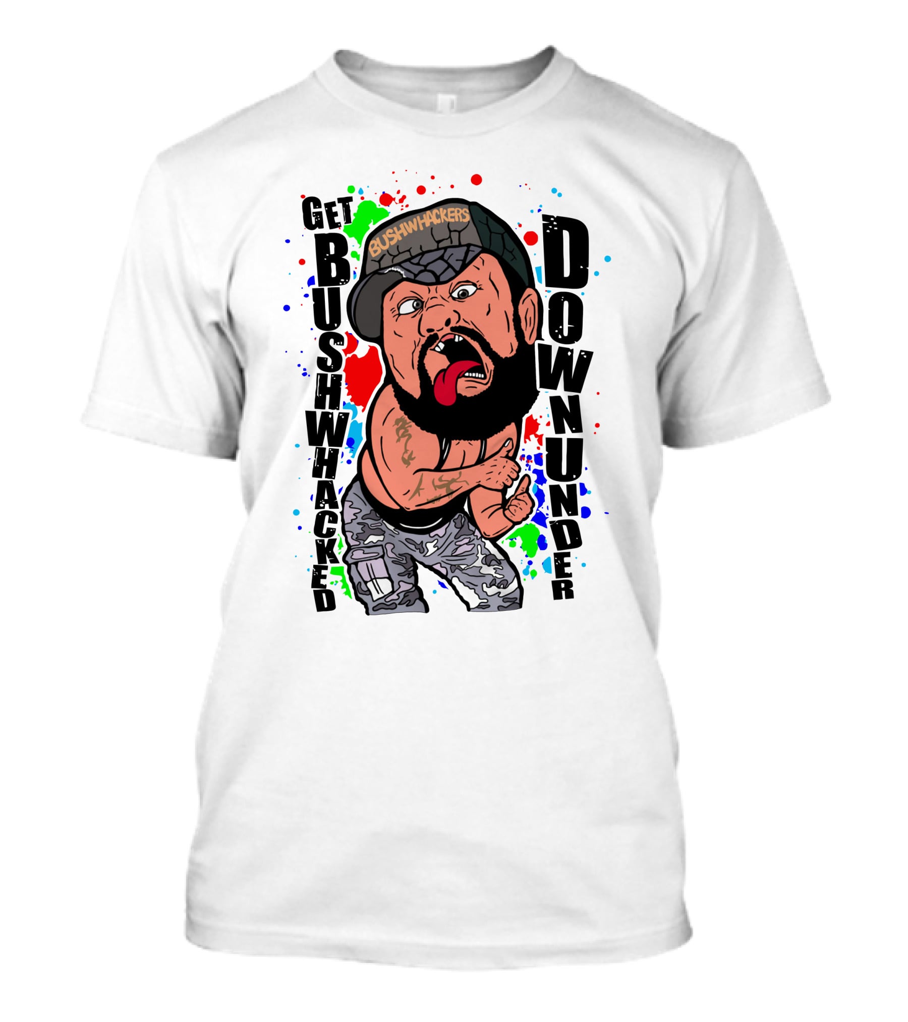 Get Bushwhacked Down Under Pro Wrestling Tees Bushwhackers T-Shirt