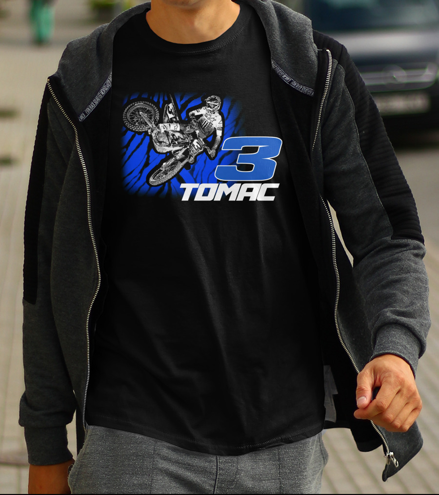 Tomac 3 Yamaha Motocross Racing Merchandise T-Shirt