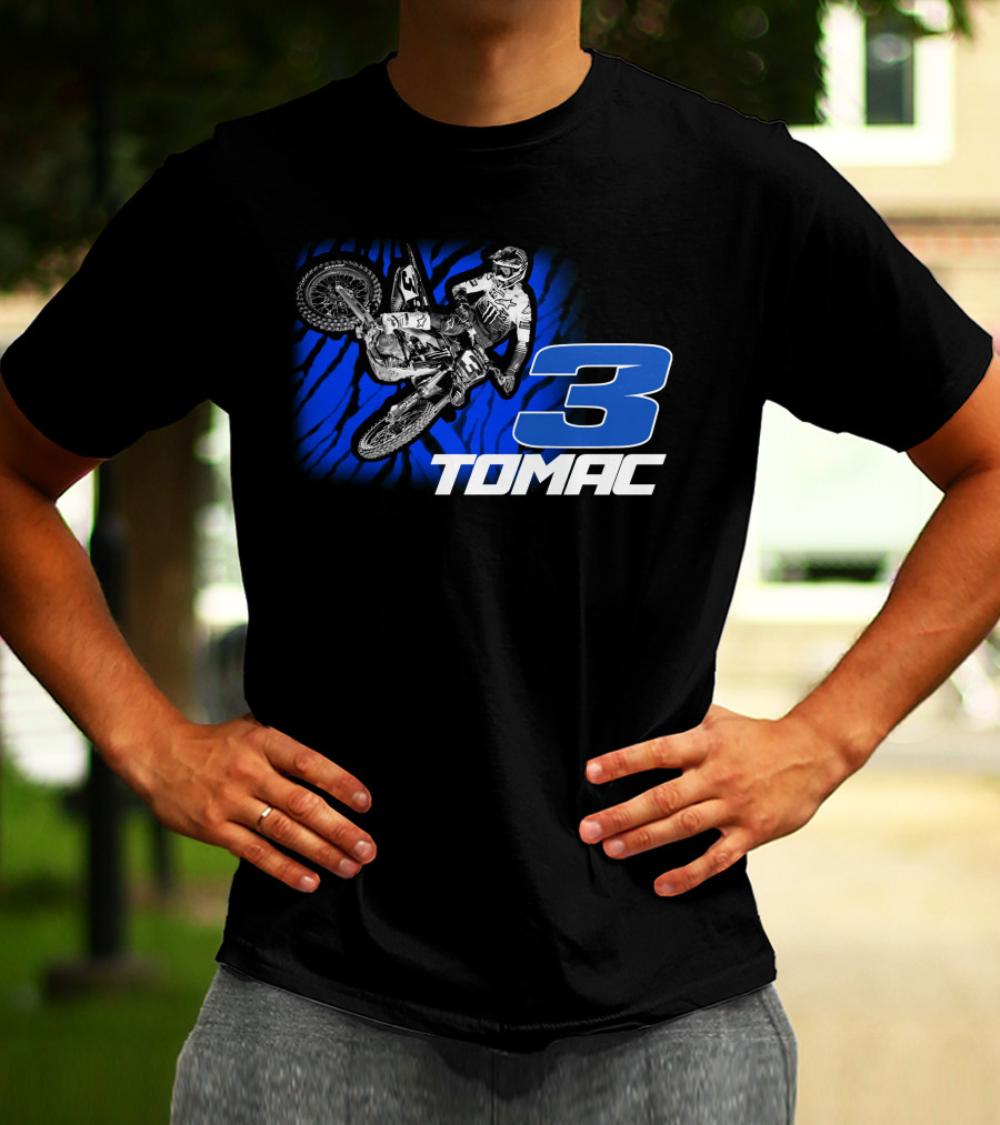 Tomac 3 Yamaha Motocross Racing Merchandise T-Shirt