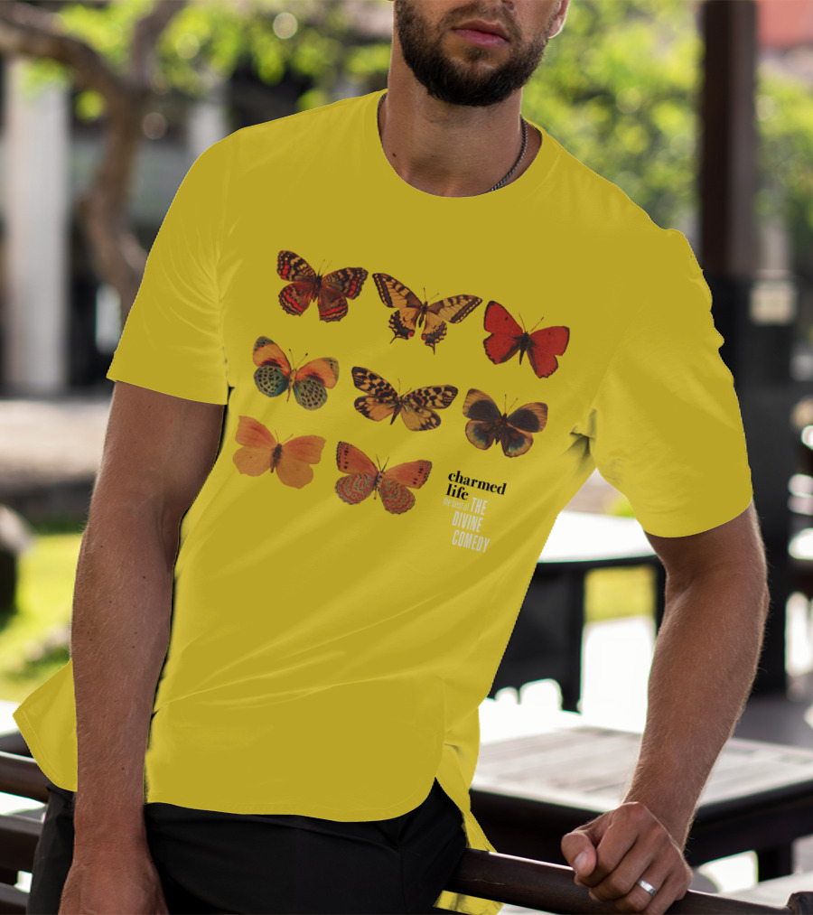 Charmed Life The Best Of The Divine Comedy Butterflies T-Shirt