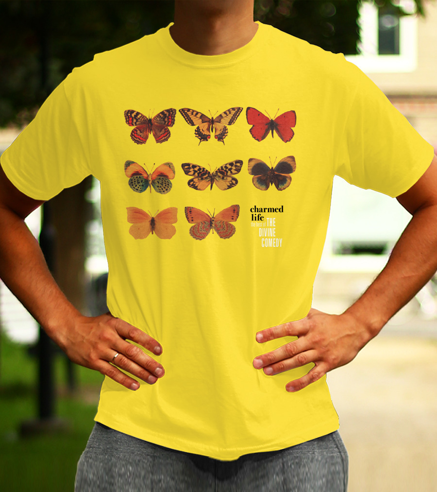 Charmed Life The Best Of The Divine Comedy Butterflies T-Shirt