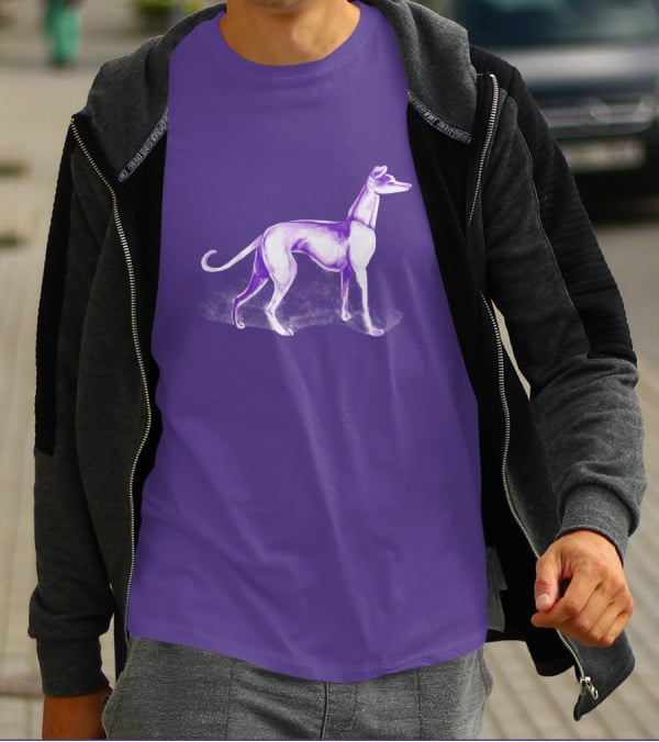 That One Purple Dog Greyhound Merch T-Shirt